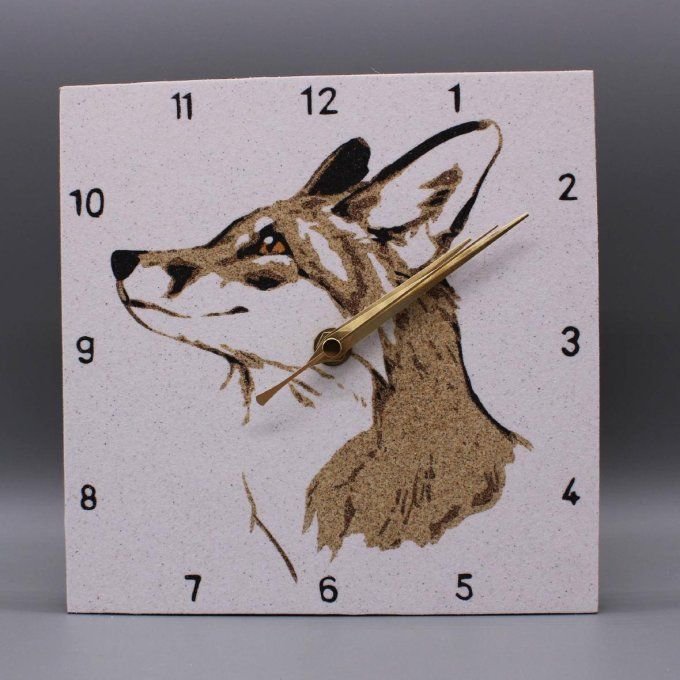 horloge artisanale renard